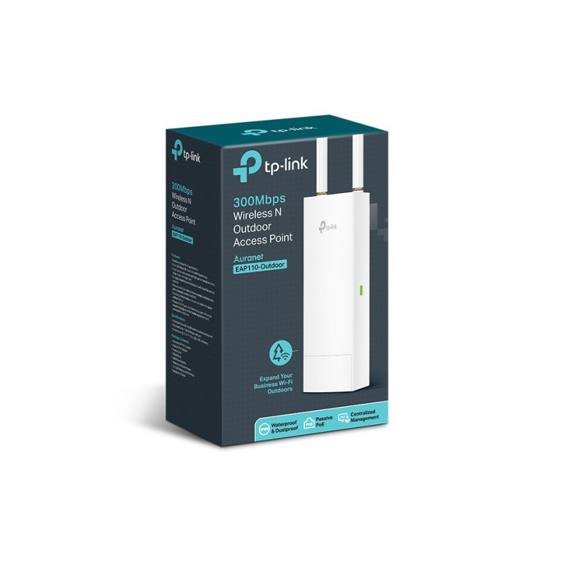 TP-Link Omada EAP110-Outdoor 300 Mbit/s Blanco Energía sobre Ethernet (PoE)