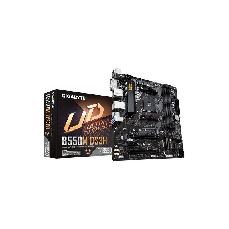 GIGABYTE B550M DS3H placa base AMD B550 Zócalo AM4 micro ATX