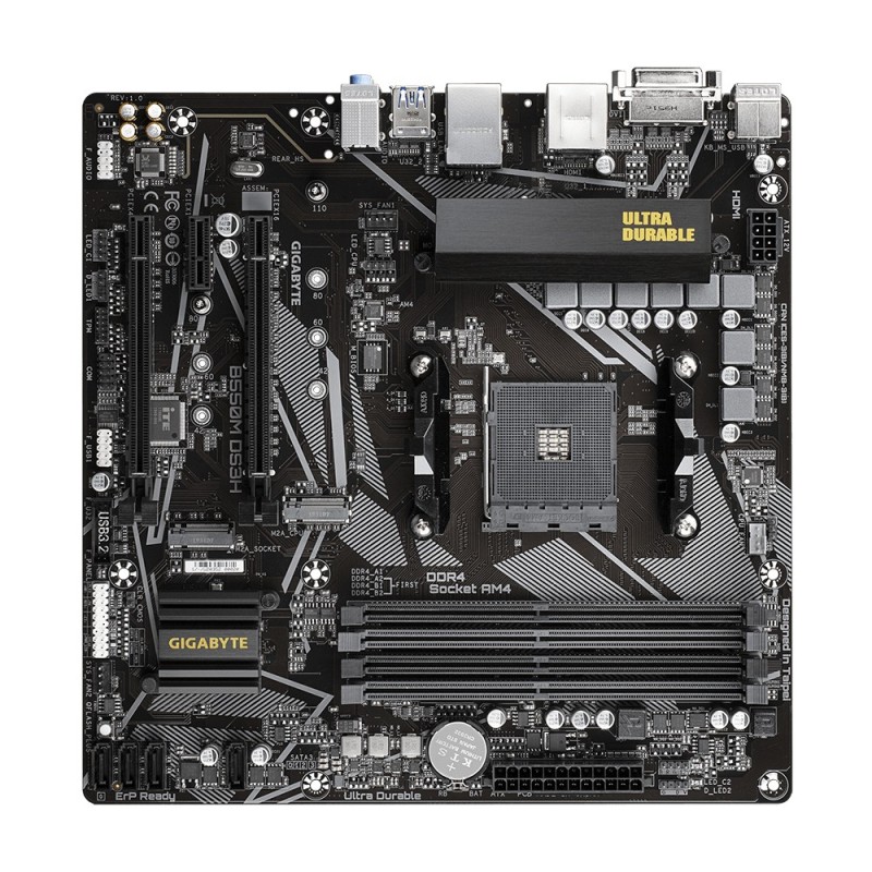 GIGABYTE B550M DS3H placa base AMD B550 Zócalo AM4 micro ATX