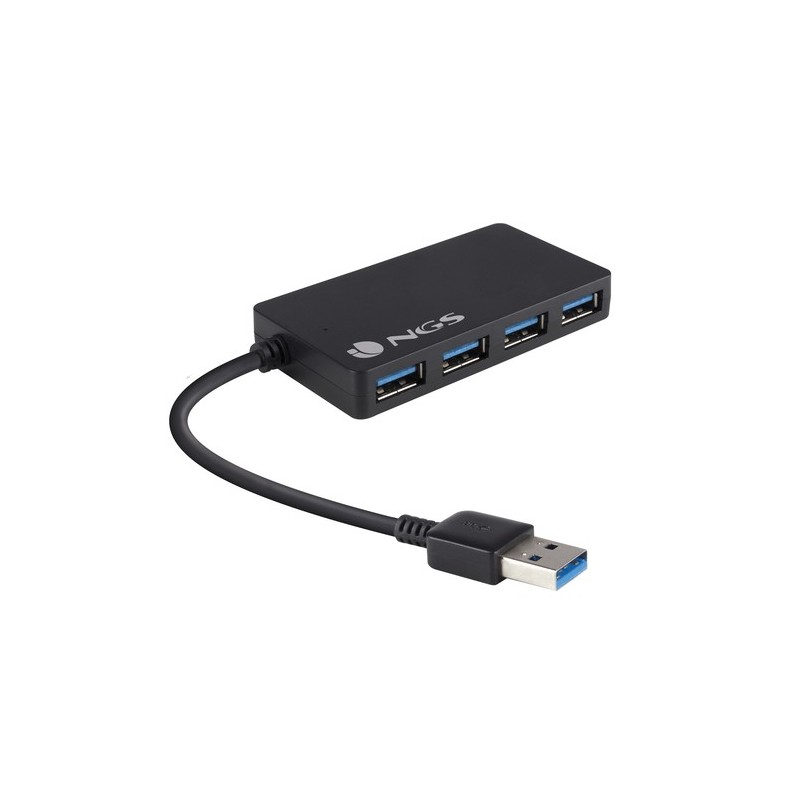 NGS iHub 3.0 USB 3.2 Gen 1 (3.1 Gen 1) Type-A 5000 Mbit/s Negro