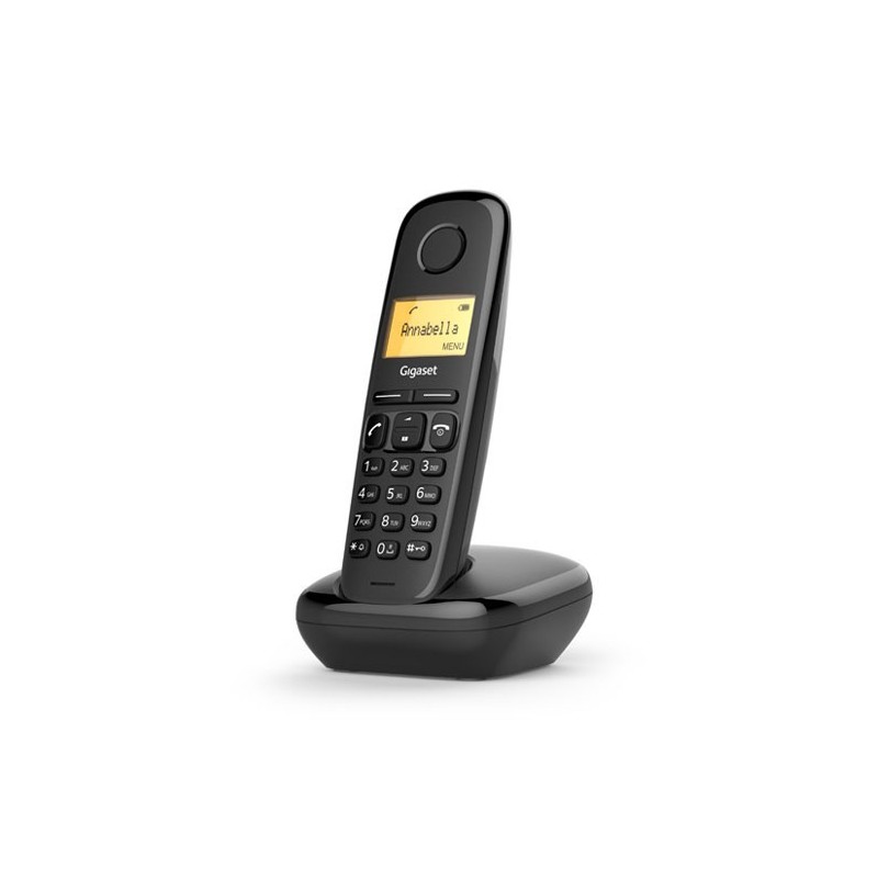 Gigaset A170 Trio Teléfono DECT/analógico Identificador de llamadas Negro