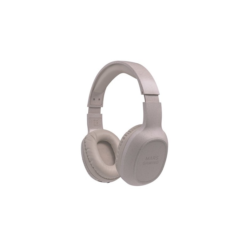 Mars Gaming MHW-ECO Auriculares Inalámbricos Ecológicos Bluetooth 5.1 Micrófono Material Orgánico Wh