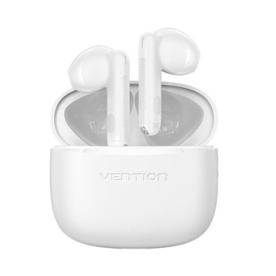 Vention Auriculares Bluetooth ELF 03 NBHW0 con estuche de carga/ Autonomía 6h/ Blancos