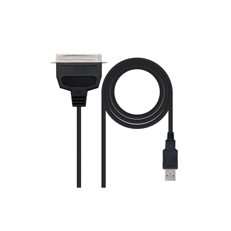 Nanocable CONVERTIDOR USB IMPRESORA, TIPO A/M-CN36(IEEE1284)/M, 1.5M