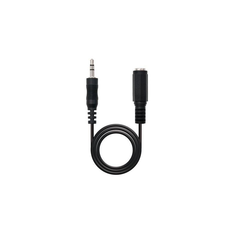 Nanocable 10.24.0205 cable de audio 5 m 3,5mm Negro