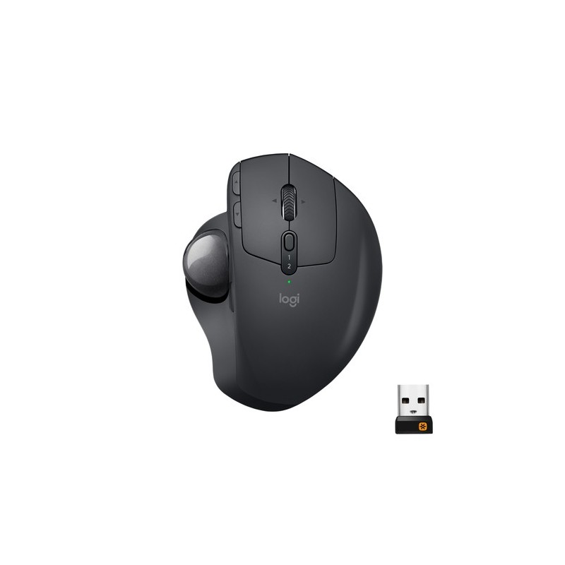 Logitech MX Ergo ratón Oficina mano derecha RF Wireless + Bluetooth Trackball 440 DPI