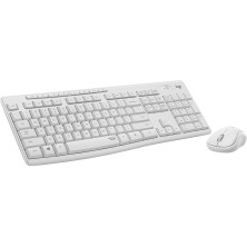 Logitech MK295 Silent Wireless Combo teclado Ratón incluido Oficina USB QWERTY Español Blanco