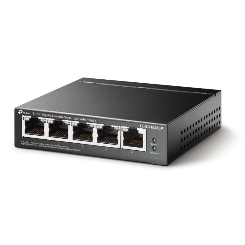 TP-Link TL-SG1005LP switch No administrado Gigabit Ethernet (10/100/1000) Energía sobre Ethernet (Po