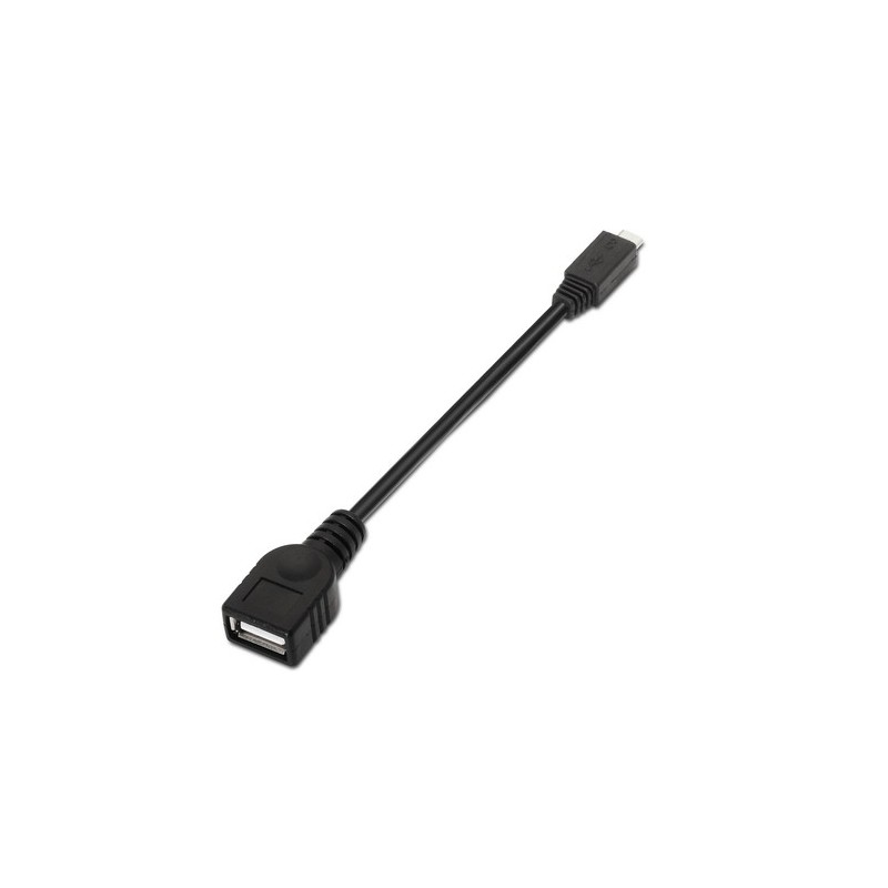 AISENS A101-0031 cable USB USB 2.0 0,15 m USB A Micro-USB B Negro