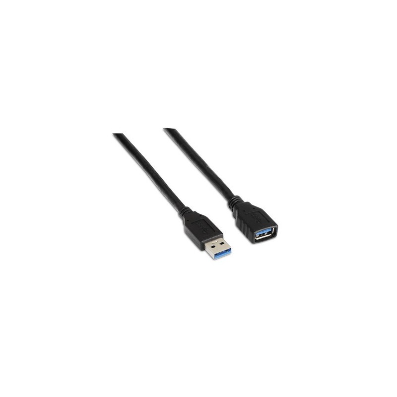 AISENS A105-0041 cable USB USB 3.2 Gen 1 (3.1 Gen 1) 1 m USB A Negro