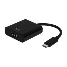 AISENS Conversor USB-C A DisplayPort, 4k@60Hz, USB C/M - DP/H, Negro, 15cm