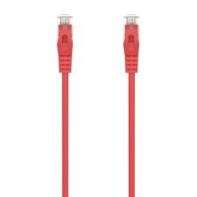 AISENS Cable de Red Latiguillo RJ45 LSZH Cat.6A 500 Mhz UTP AWG24, Rojo, 3.0M