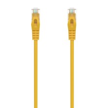 AISENS Cable de Red Latiguillo RJ45 LSZH Cat.6A 500 Mhz UTP AWG24, Amarillo, 3.0M