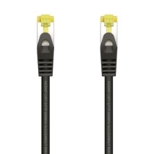 AISENS Cable De Red Latiguillo RJ45 LSZH Cat.7 600 MHz S/FTP PIMF AWG26, Negro, 25 cm