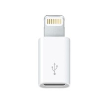 3GO A200 cambiador de género para cable Micro-USB B Lightning Blanco