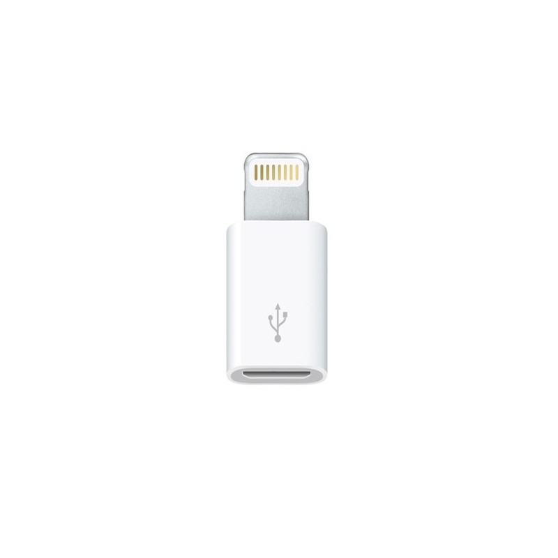 3GO A200 cambiador de género para cable Micro-USB B Lightning Blanco