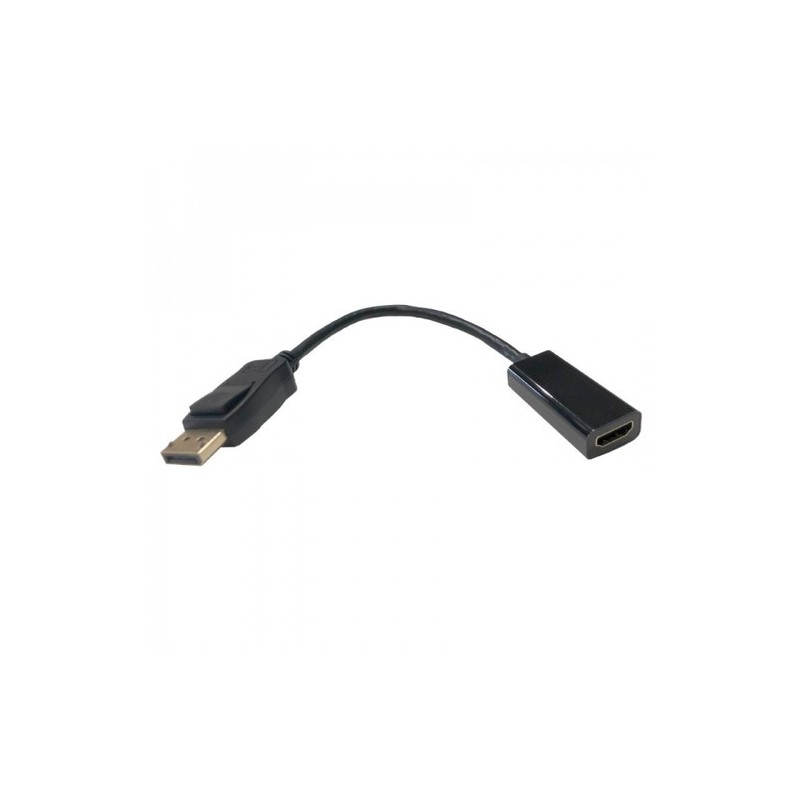 3GO ADPHDMI adaptador de cable de vídeo 0,15 m DisplayPort HDMI Negro