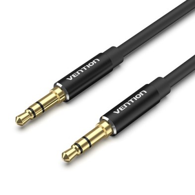 Vention Cable Estéreo BAXBH/ Jack 3.5 Macho - Jack 3.5 Macho/ 2m/ Negro