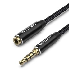 Vention Cable Estéreo BHCBI/ Jack 3.5 Macho - Jack 3.5 Hembra/ 3m/ Negro