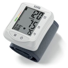 Laica BM1006 monitor de ritmo cardiaco Muñeca Gris, Blanco