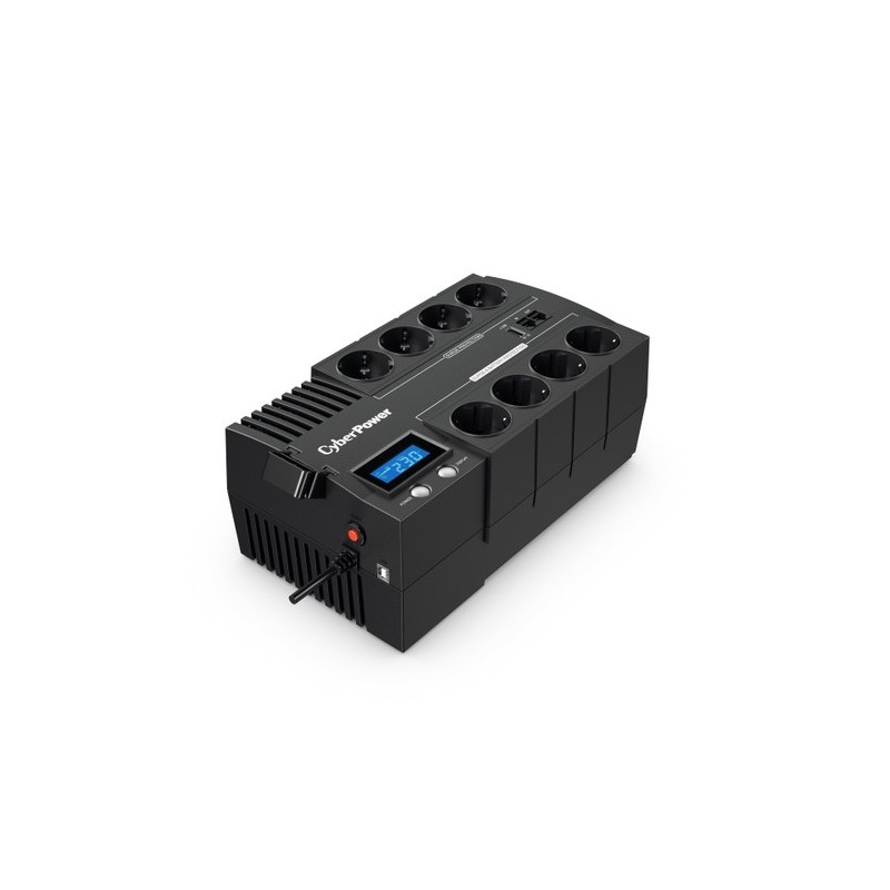 CyberPower BR700ELCD sistema de alimentación ininterrumpida (UPS) Línea interactiva 0,7 kVA 420 W 8