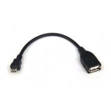 3GO C122 cable USB USB 2.0 0,15 m Micro-USB B USB A Negro