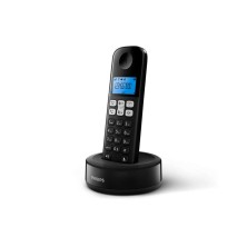 Philips D1611B/34 teléfono Teléfono DECT Identificador de llamadas Negro