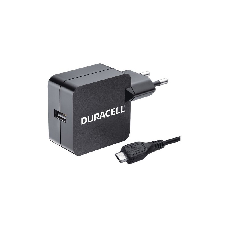 Duracell DMAC10-EU cargador de dispositivo móvil Universal Negro Corriente alterna Interior