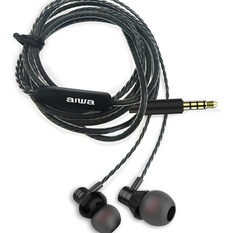 Aiwa ESTM-50BK auricular y casco Auriculares Alámbrico Dentro de oído Música