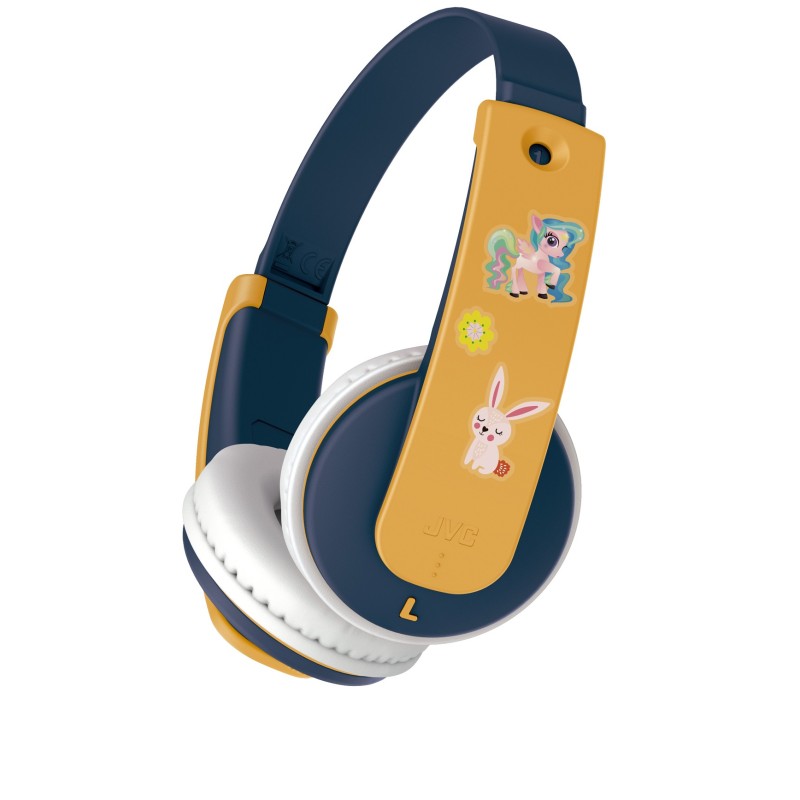 JVC HA-KD10W-Y-E auricular y casco Auriculares Inalámbrico Diadema Música Bluetooth Azul, Amarillo