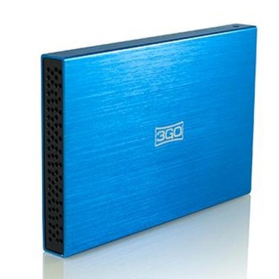 3GO HDD25BL13 caja para disco duro externo Azul 2.5"