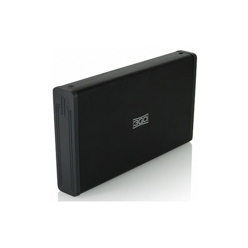 3GO HDD35BK312 caja para disco duro externo Negro 3.5"