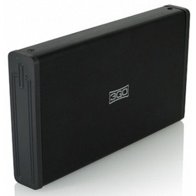 3GO HDD35BK312 caja para disco duro externo Negro 3.5"