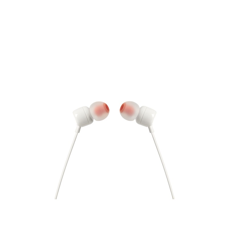 JBL Tune 110 Auriculares Alámbrico Dentro de oído Música Blanco