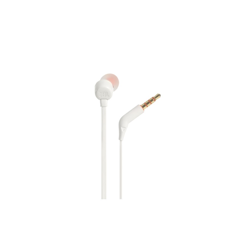 JBL Tune 110 Auriculares Alámbrico Dentro de oído Música Blanco