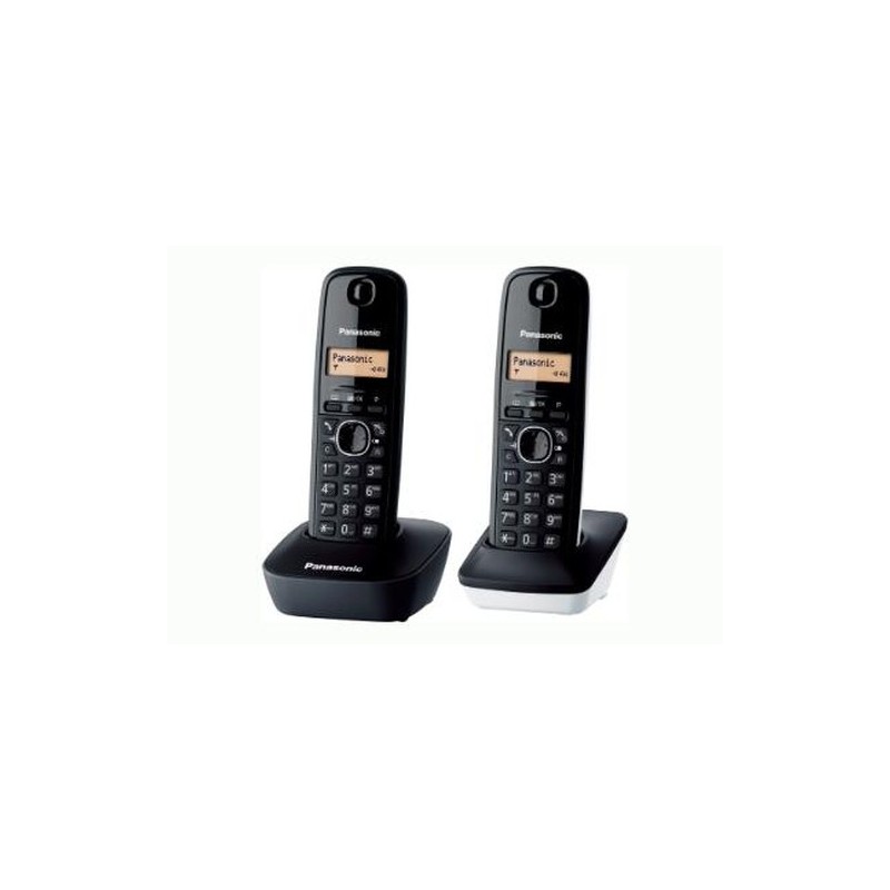 Panasonic KX-TG1612 Teléfono DECT Identificador de llamadas Negro