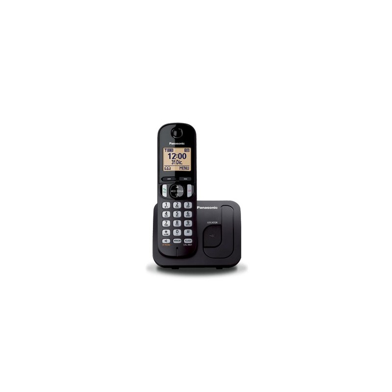 Panasonic KX-TGC210 Teléfono DECT Identificador de llamadas Negro