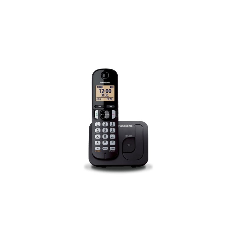 Panasonic KX-TGC210 Teléfono DECT Identificador de llamadas Negro