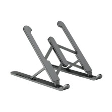 AISENS Soporte De Sobremesa Ajustable Para Portatil / Tablet, Gris Oscuro