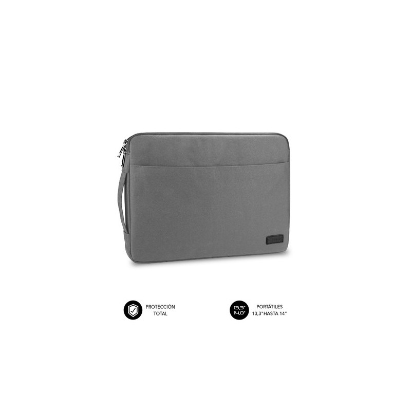 SUBBLIM Funda Ordenador Urban Laptop Sleeve 13,3-14" Grey