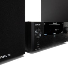 Aiwa MSBTU-500 sistema de audio para el hogar Microcadena de música para uso doméstico 50 W Negro