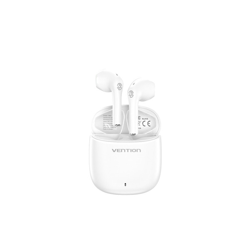 Vention Auriculares Bluetooth NBGW0 con estuche de carga/ Autonomía 7h/ Blancos