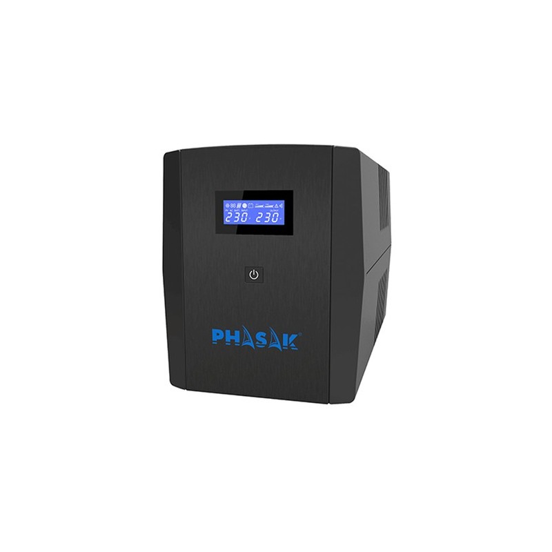 Phasak Sirius sistema de alimentación ininterrumpida (UPS) Línea interactiva 2,26 kVA 1320 W 4 salid