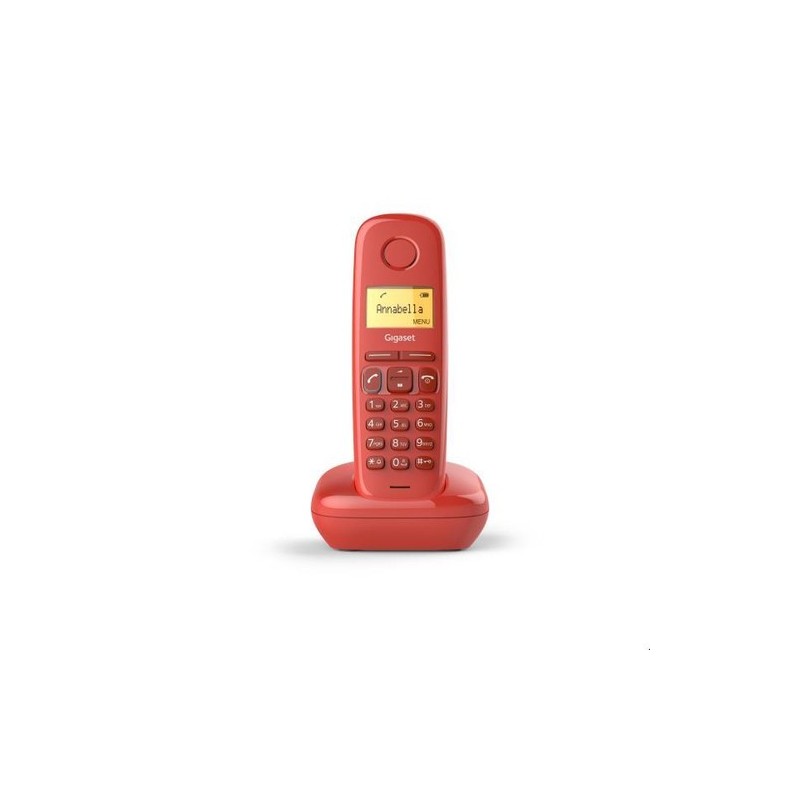 Gigaset A170 Teléfono DECT Rojo