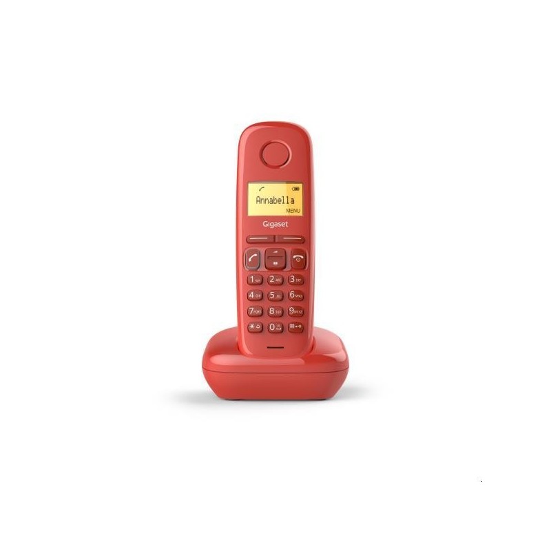 Gigaset A170 Teléfono DECT Rojo