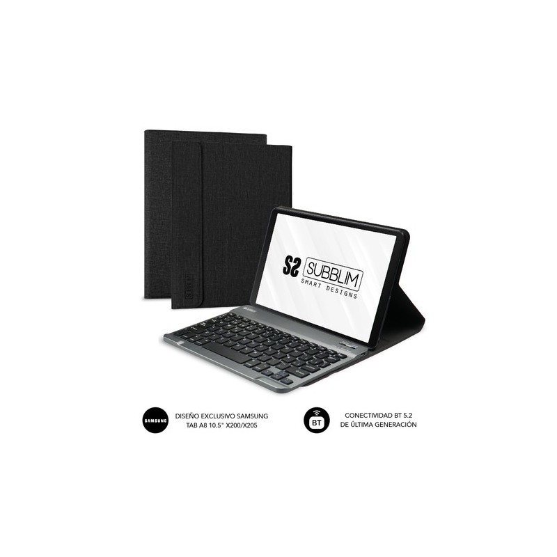 SUBBLIM Funda con teclado KeyTab Pro BT Samsung GT A8 10.5“ X200/205