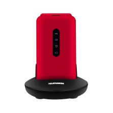 Telefunken S740 Red 7,11 cm (2.8") 129 g Rojo Teléfono para personas mayores