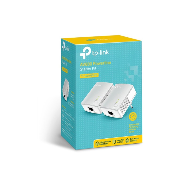 TP-Link TL-PA4010KIT 600 Mbit/s Ethernet Blanco 2 pieza(s)