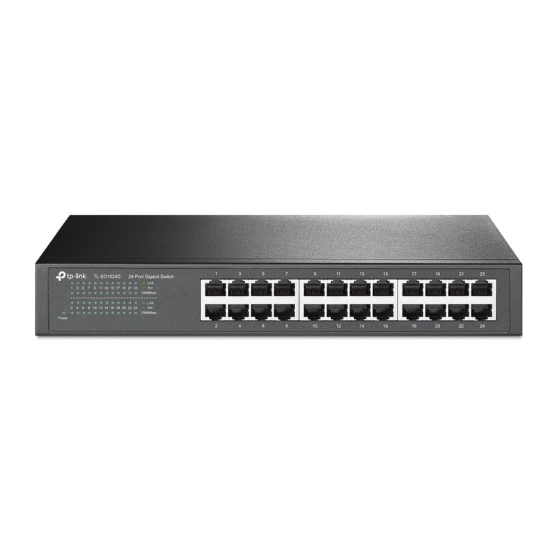 TP-Link TL-SG1024D No administrado Gigabit Ethernet (10/100/1000) Gris