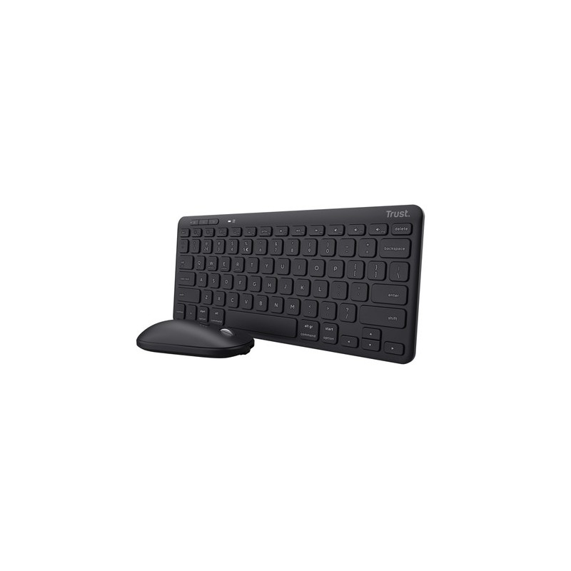 Trust Lyra teclado Ratón incluido Hogar Bluetooth QWERTY Español Negro